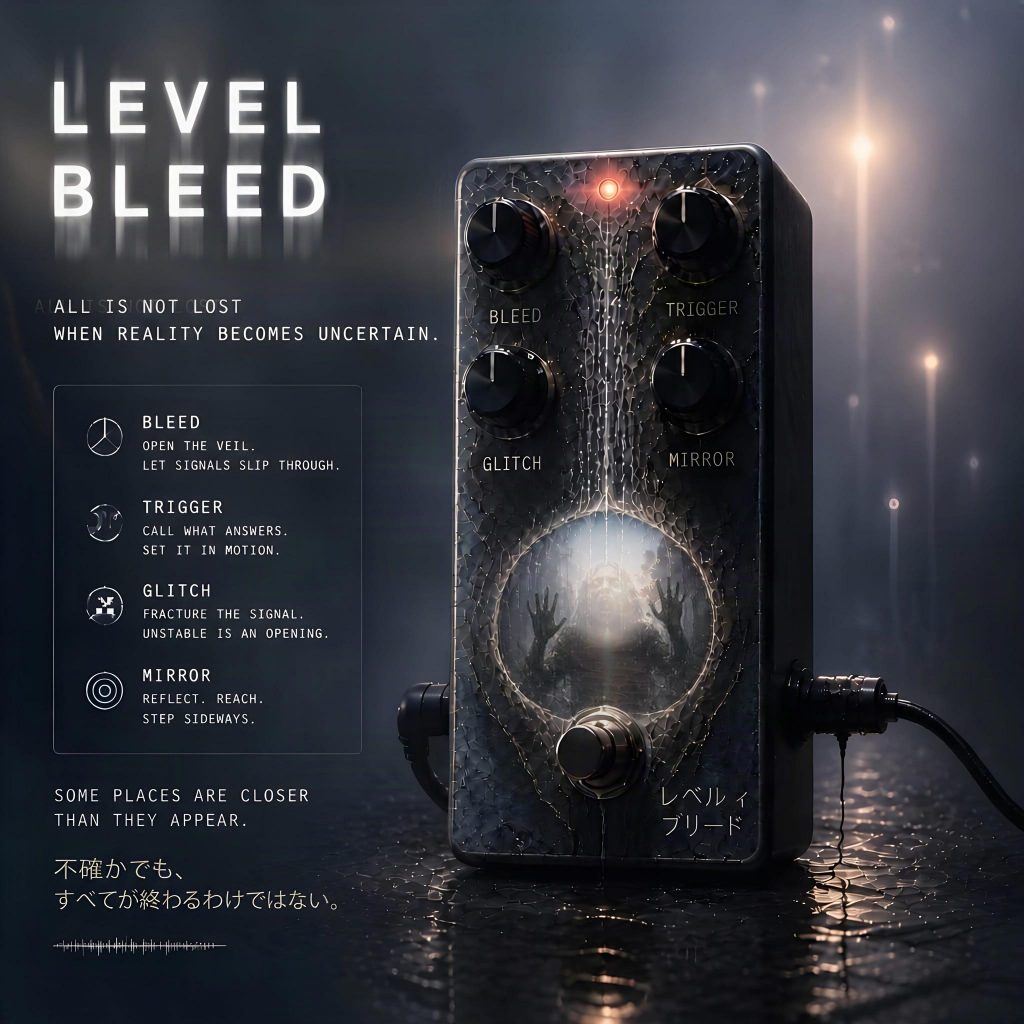 Level Bleed – a reality disruptor pedal for the daring guitarist