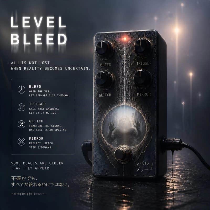 Level Bleed – a reality disruptor pedal for the daring guitarist