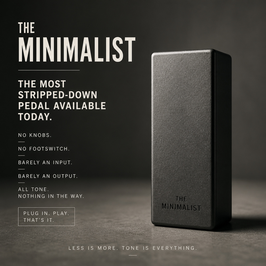The Minimalist – perhaps one of the most stripped-down confuser pedals on the market