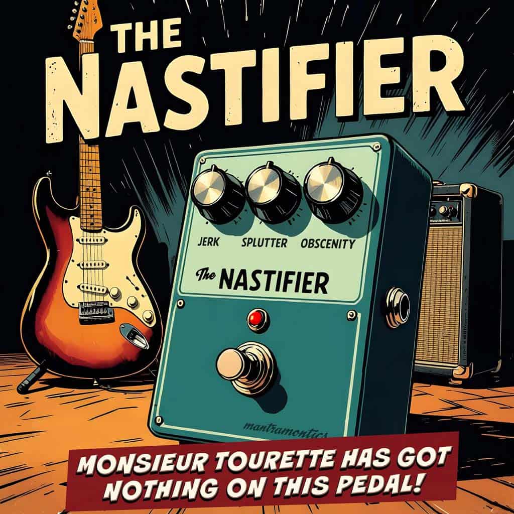 The Nastifier – a guitar pedal that will make your guitar tone seem unhinged. Perhaps frighteningly so.