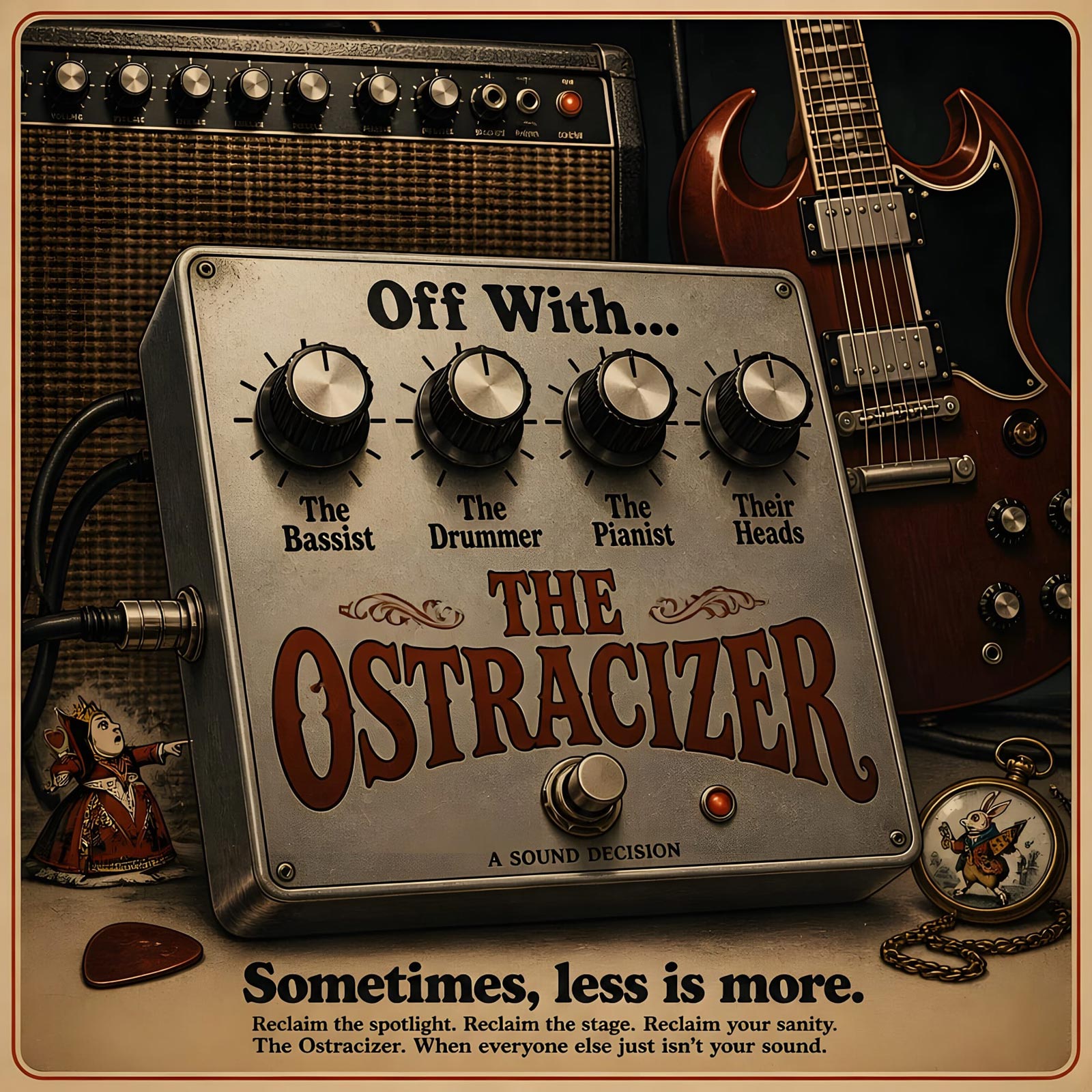 The Ostracizer: A guitar pedal to get rid of the band