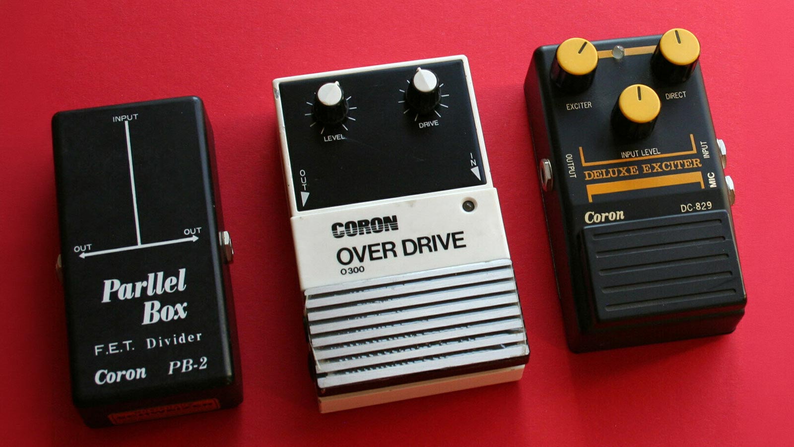 Real guitar pedals from my collection