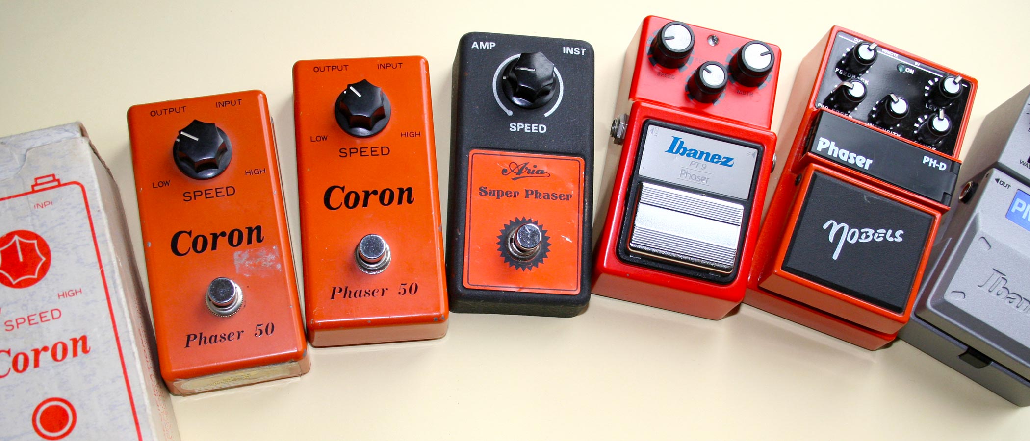 Real guitar pedals from my collection