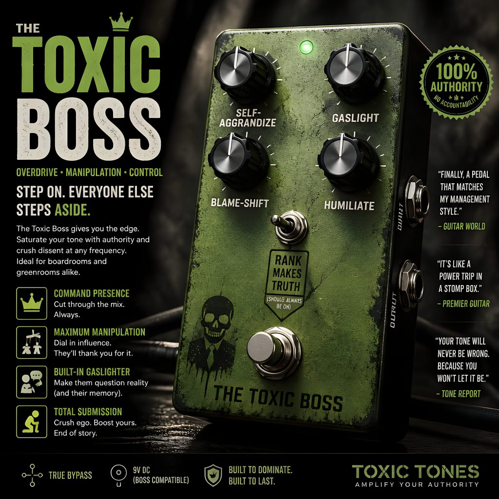 The Toxic Boss – a mean pedal