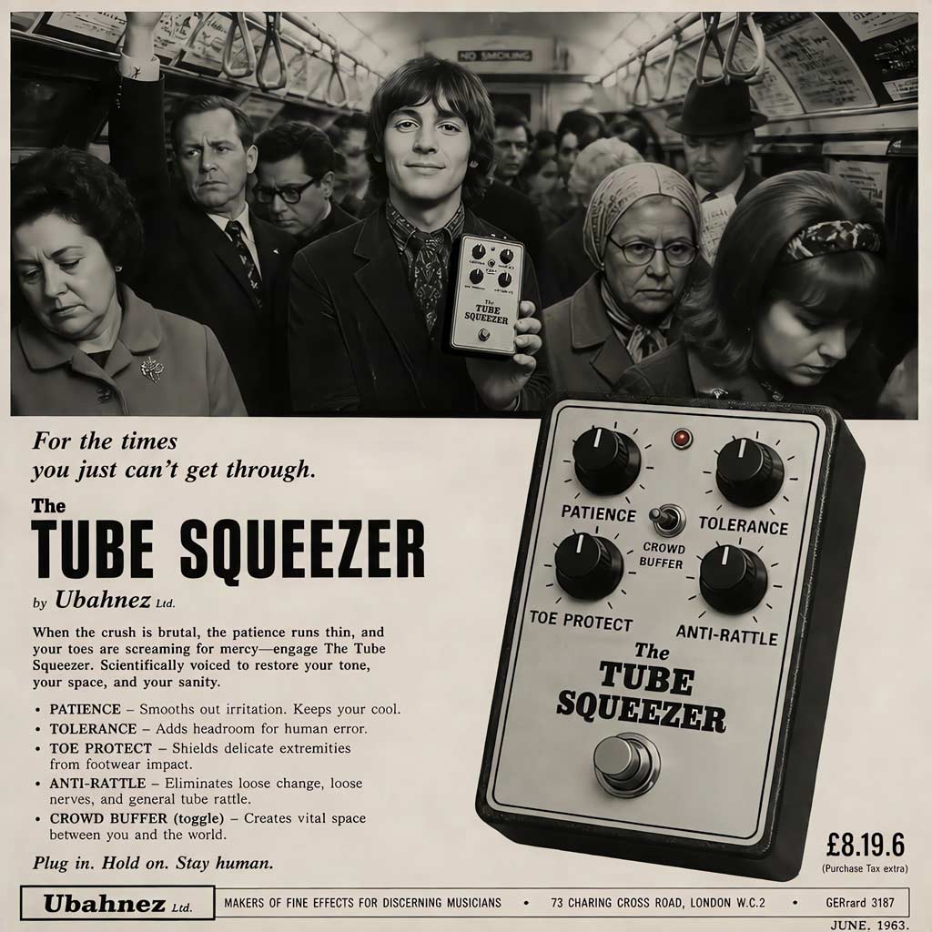 The Tube Squeezer – Stay in tune and survive the commute